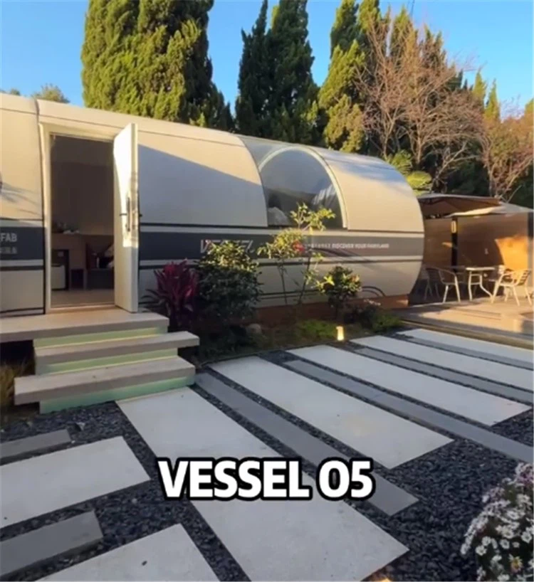 Tiny Egg 20ft Apple Cabin Capsule House Airship Pod 5
