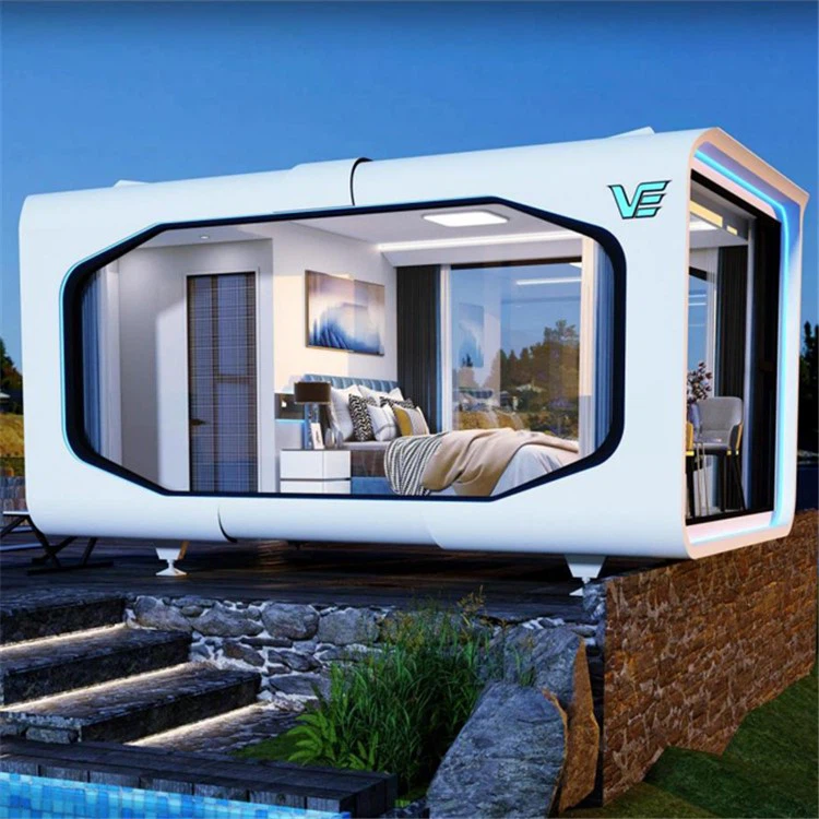 Prefab Smart Apple Cabin Pod Tiny House With Bathroom 4