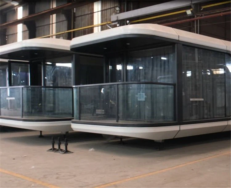 prefab capsule house hotel with bathroom 4
